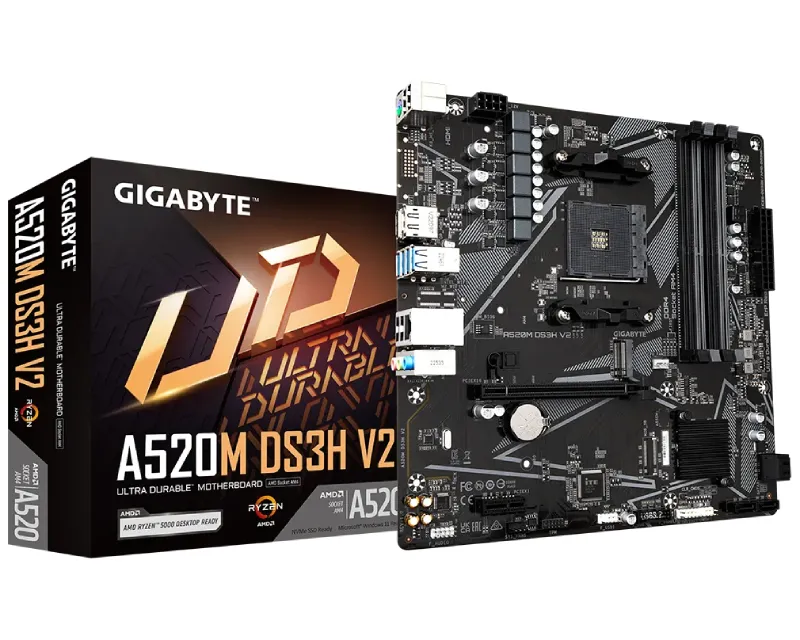 GIGABYTE A520M DS3H V2 rev. 1.x matična ploča Slika 1