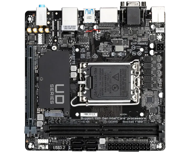 GIGABYTE H610I rev. 1.x matična ploča Slika 4