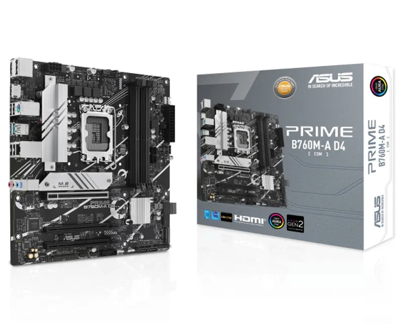 ASUS PRIME B760M-A D4-CSM matična ploča Slika 1
