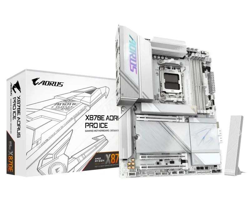 GIGABYTE X870E AORUS PRO ICE rev. 1.1 matična ploča Slika 1