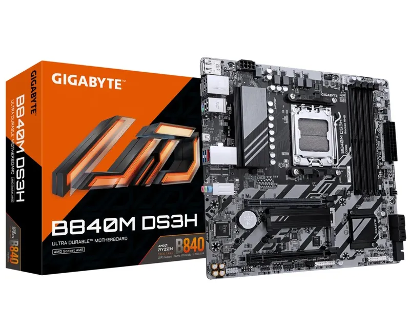 GIGABYTE B840M DS3H rev. 1.0 matična ploča Slika 1