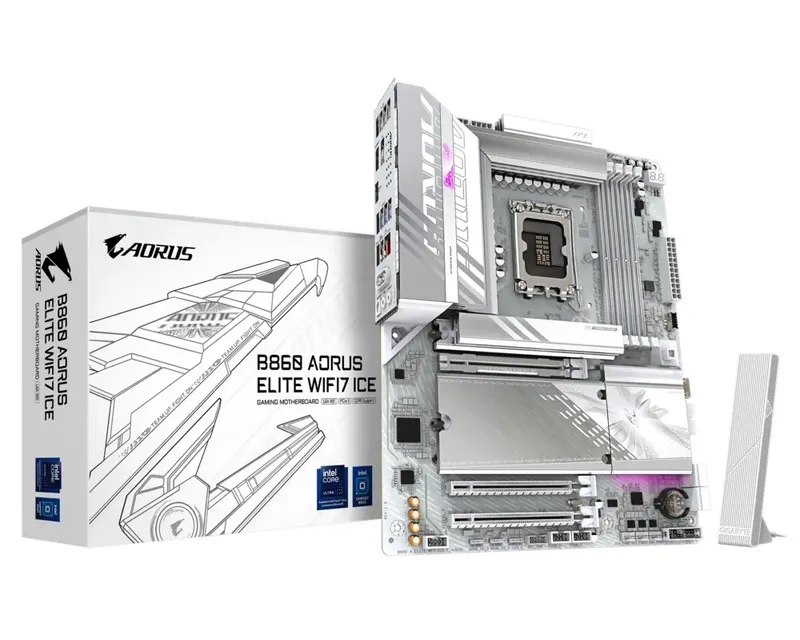 GIGABYTE B860 AORUS ELITE WIFI7 ICE rev. 1.0 matična ploča Slika 1