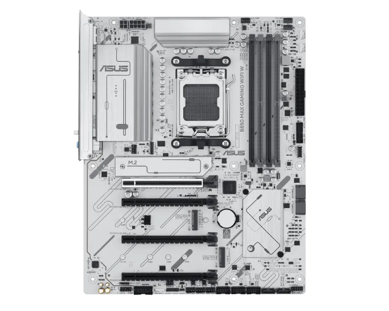 ASUS B850 MAX GAMING WIFI W bela matična ploča Slika 2