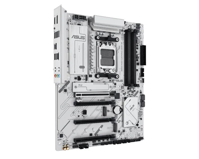 ASUS B850 MAX GAMING WIFI W bela matična ploča Slika 3
