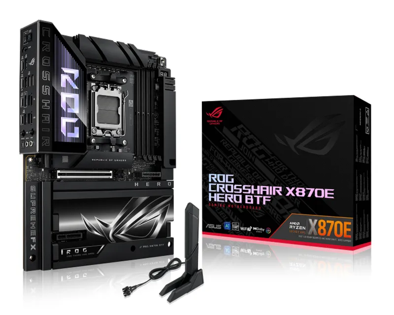 ASUS ROG CROSSHAIR X870E HERO BTF matična ploča Slika 1