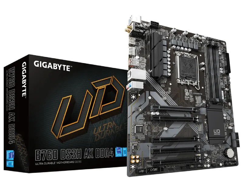 GIGABYTE B760 DS3H AX DDR4 rev. 1.x matična ploča Slika 1