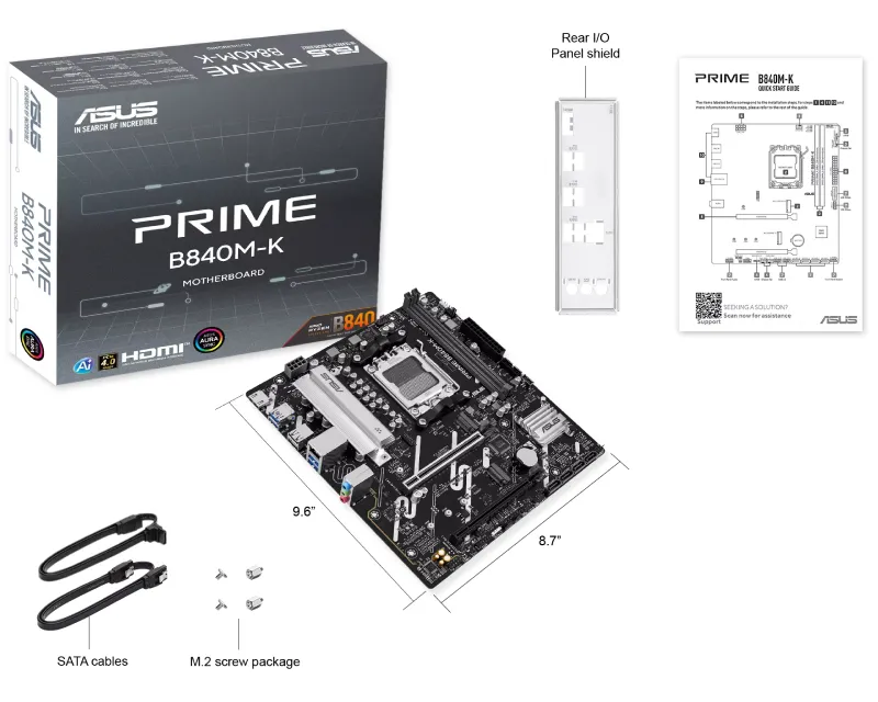 ASUS PRIME B840M-K matična ploča Slika 8