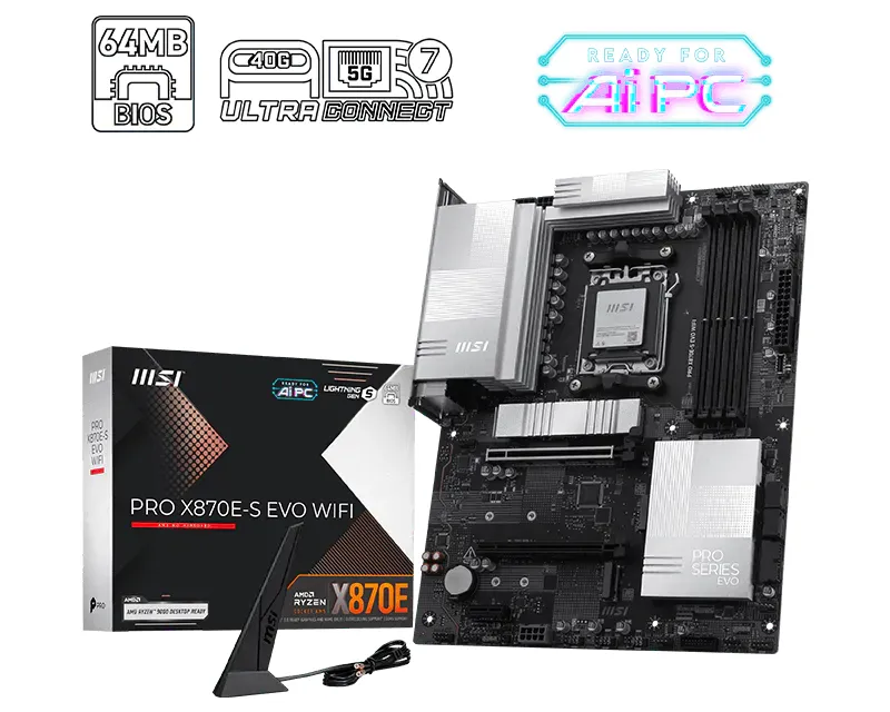 MSI PRO X870E-S EVO WIFI matična ploča Slika 1