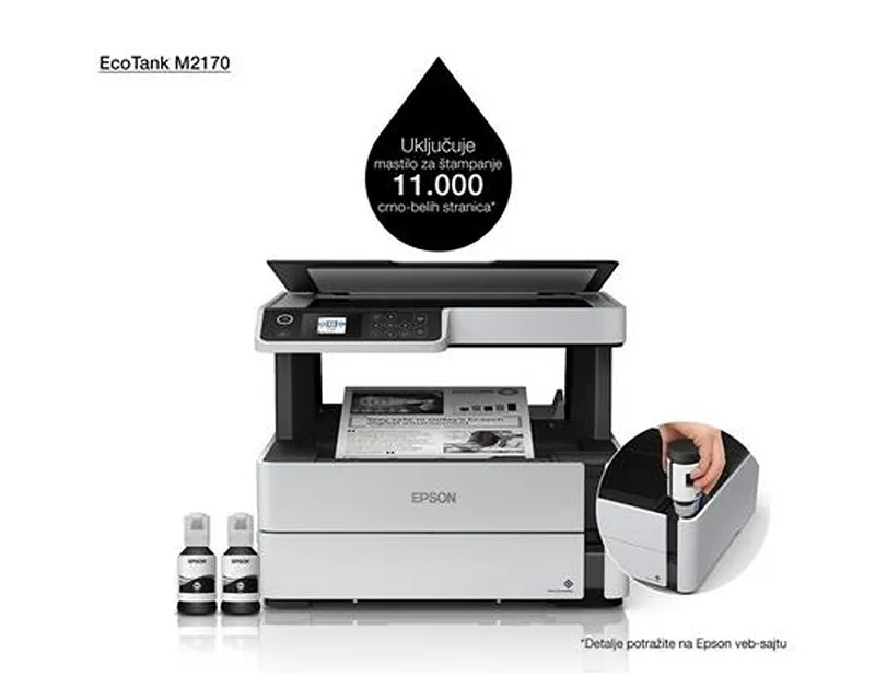 EPSON M2170 EcoTank ITS multifunkcijski inkjet crno-beli štampač Slika 4