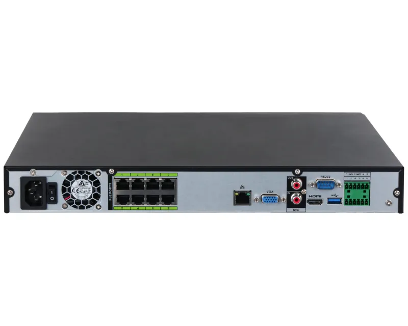 DAHUA NVR5208-8P-EI 8-kanalni 1U 8PoE 4K&H.265 Pro IP Video Snimac Slika 3