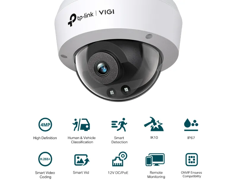 TP-LINK VIGI C240I-2.8mm, 4mpx Dom kamera, IR 30M  Slika 2