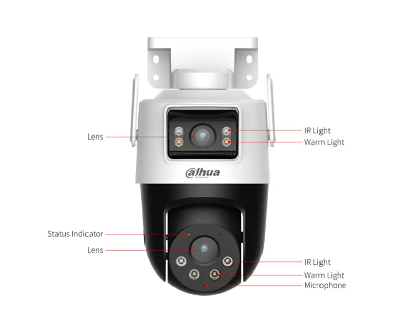 DAHUA P3D-3F-PV 3+3MP Outdoor Wi-Fi Dual-Lens Pan & Tilt kamera Slika 4
