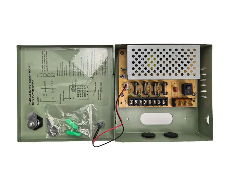 CERBERUS Napajanje DC 12V 5A ormaric 4ch SPD-60  Slika 3