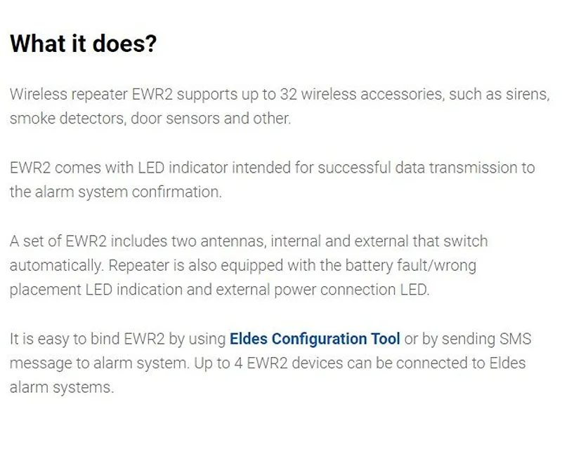 ELDES EWR2 Bez.ripiter signala  Slika 4