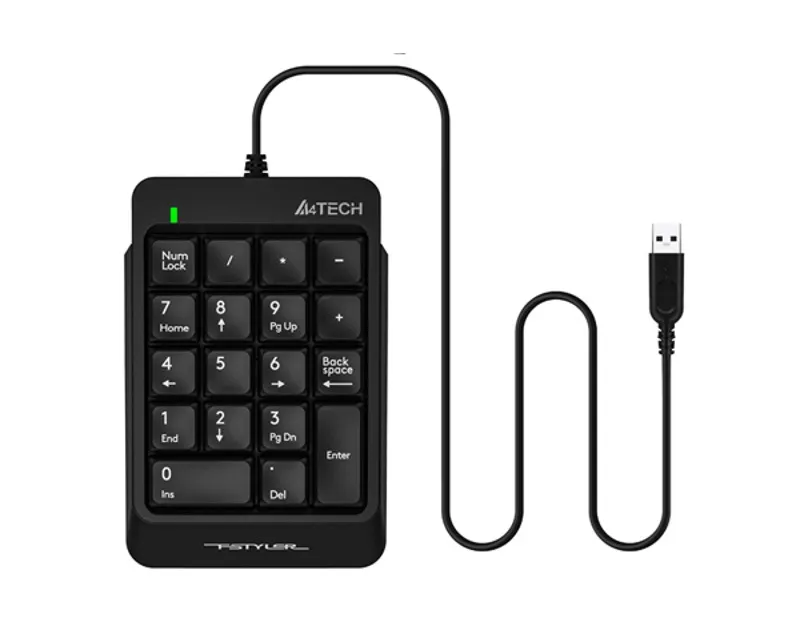 A4 TECH FK13P FSTYLER Numerička USB crna tastatura Slika 1