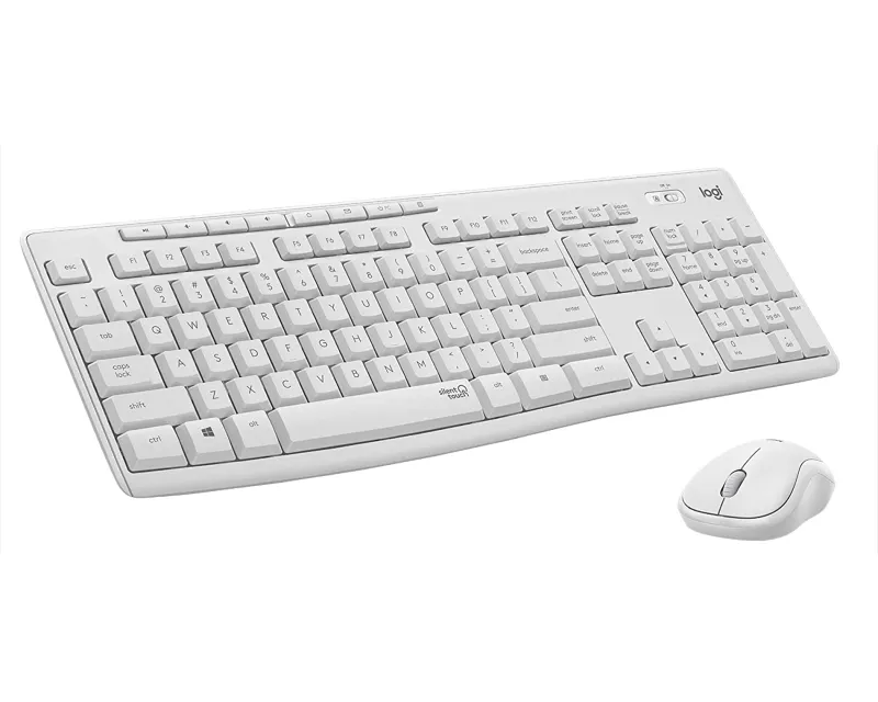LOGITECH MK295 Silent Wireless Combo US tastatura + miš bela Slika 1