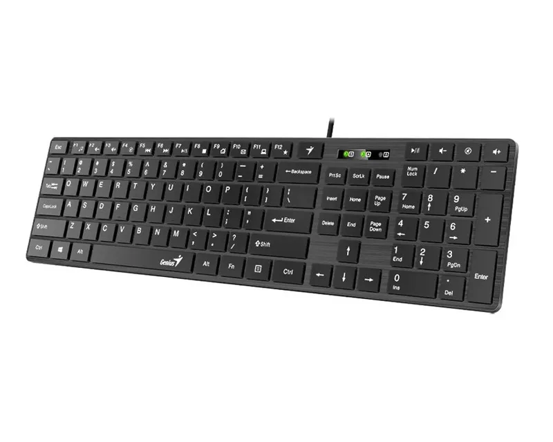 GENIUS SlimStar 126 USB US crna tastatura  Slika 2