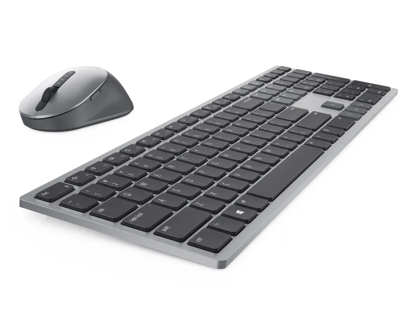 DELL KM7321W Pro Plus Wireless Multi-device US tastatura + miš siva Slika 8