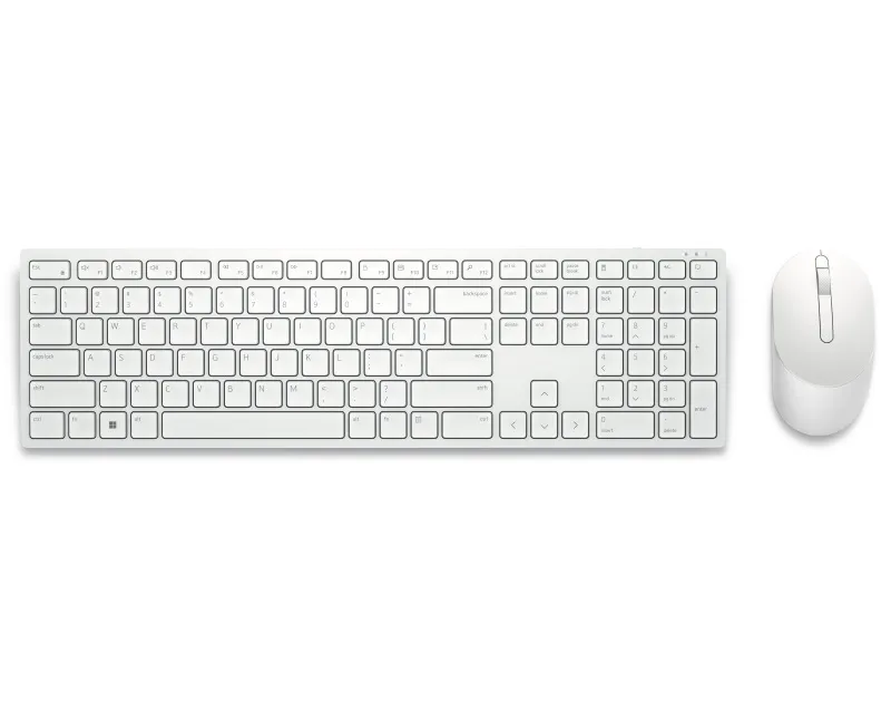 DELL KM5221W Pro Wireless US tastatura + miš bela Slika 1