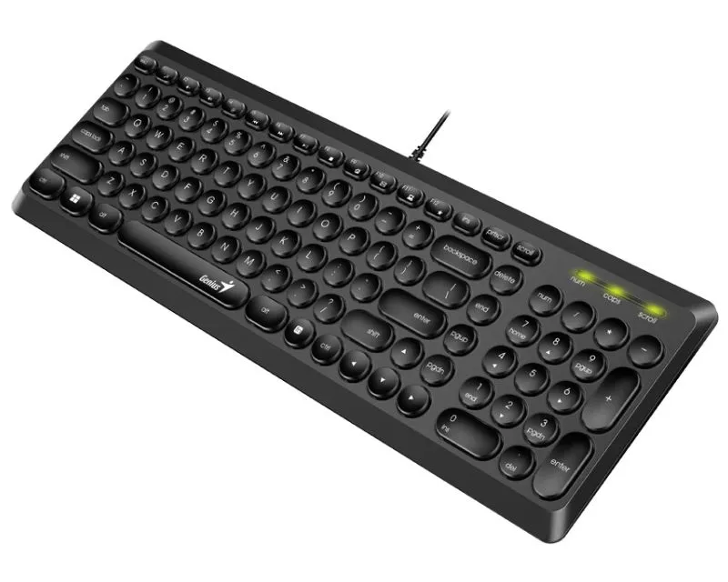 GENIUS Slimstar Q200 USB YU crna tastatura Slika 2
