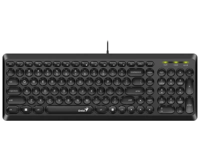 GENIUS Slimstar Q200 USB YU crna tastatura Slika 1