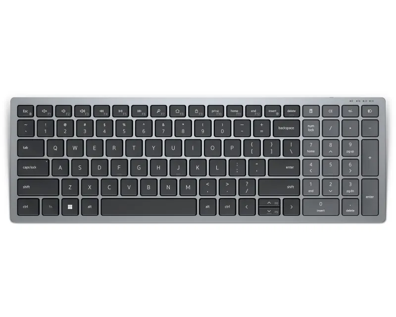 DELL KB740 Pro Plus Compact Multi-device US wireless tastatura siva Slika 2