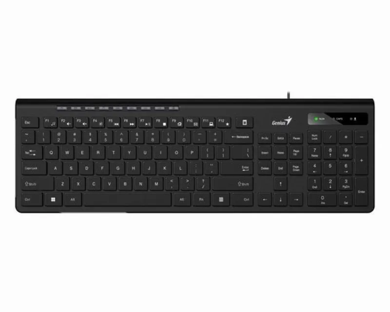 GENIUS Slimstar 230II USB US crna tastatura  Slika 2