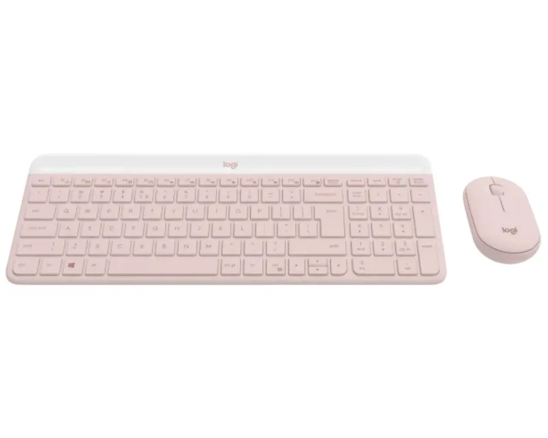 LOGITECH MK470 Wireless Desktop US Roze tastatura + miš Slika 2