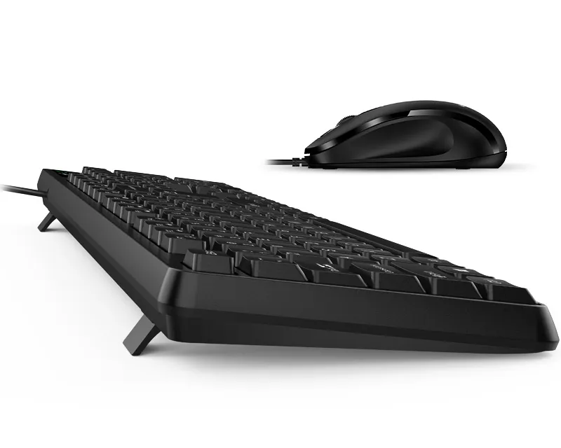 GENIUS KM-170 USB YU crna tastatura+ USB crni miš Slika 3