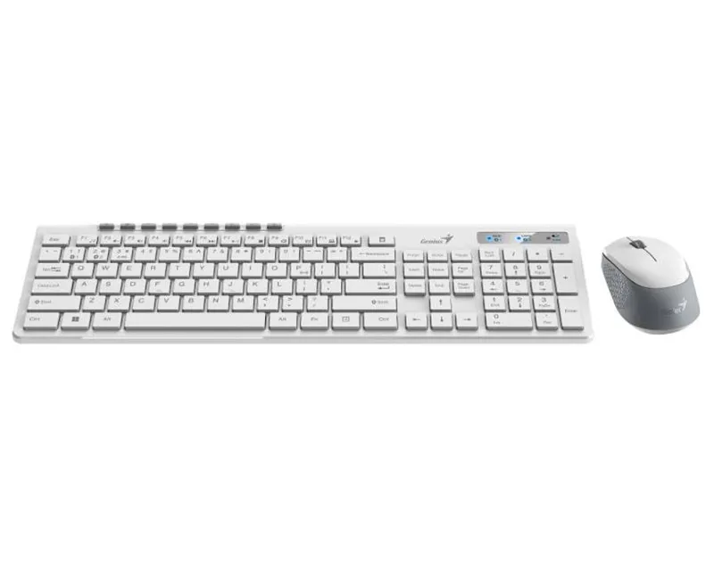 GENIUS SlimStar 8230 Wireless USB YU bela tastatura+ miš Slika 2
