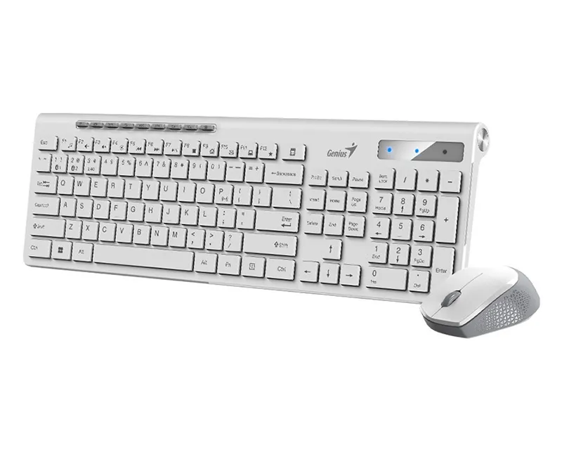 GENIUS SlimStar 8230 Wireless USB YU bela tastatura+ miš Slika 3