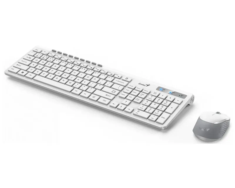 GENIUS SlimStar 8230 Wireless USB YU bela tastatura+ miš Slika 4