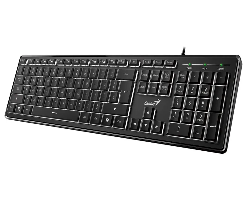 GENIUS SlimStar 820 USB YUcrna tastatura Slika 1