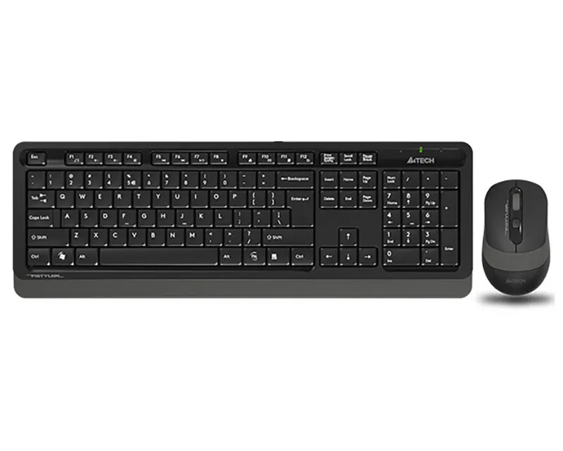 A4 TECH FG1010 FSTYLER Wireless Combo USB YU sivi set Slika 1