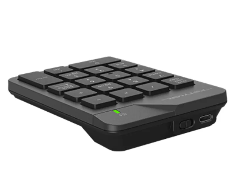 A4 TECH FGK21C FSTYLER 2.4G Wireless Numeric Keypad USB Type-C siva tastatura Slika 2