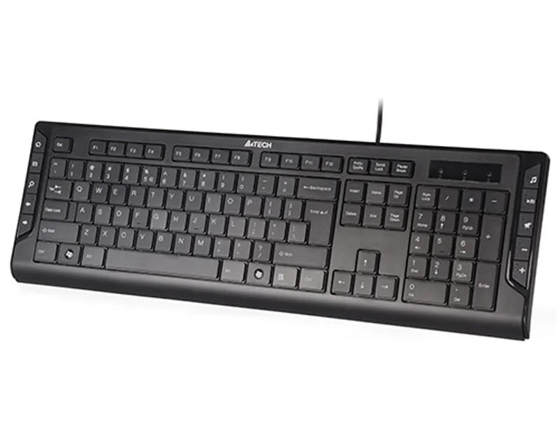 A4 TECH KD-600 X-SLIM USB US crna tastatura  Slika 3
