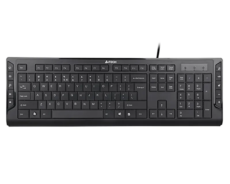A4 TECH KD-600 X-SLIM USB US crna tastatura  Slika 1