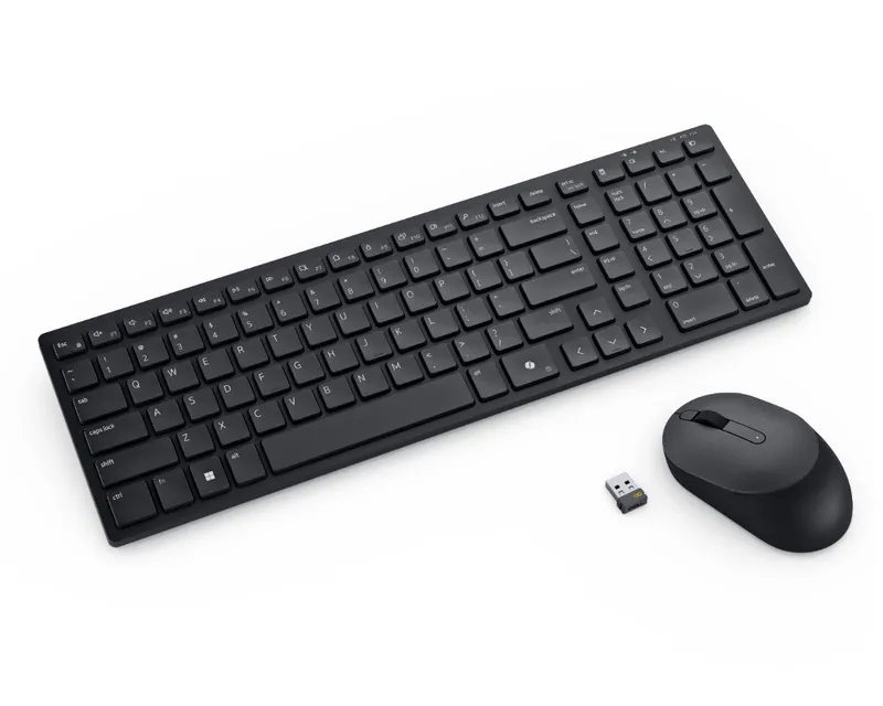 DELL KM555 Pro Compact Silent US tastatura + miš crna Slika 7