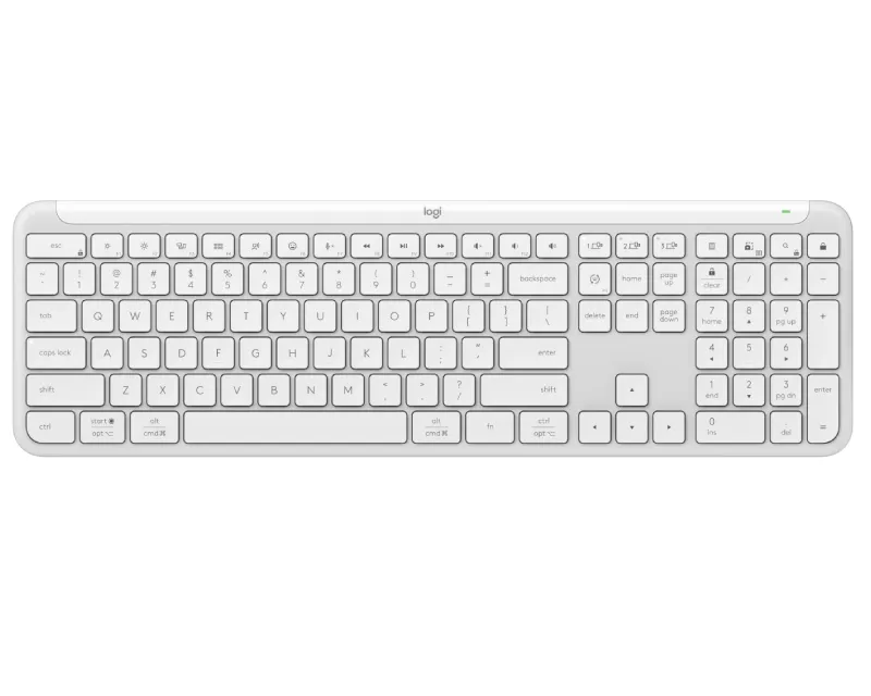 LOGITECH K950 Wireless White US tastatura bela Slika 1