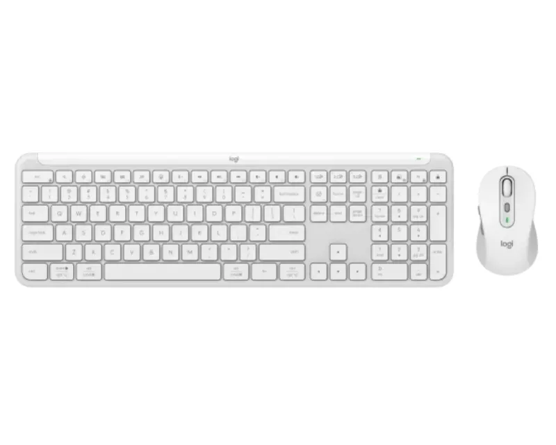 LOGITECH MK950 Wireless Desktop White US tastatura + miš Slika 1