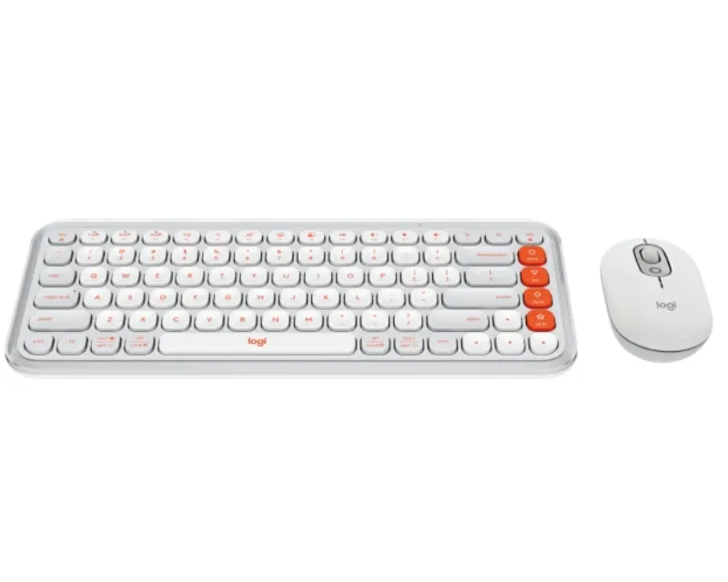 LOGITECH POP Icon Combo US tastatura bela Slika 2