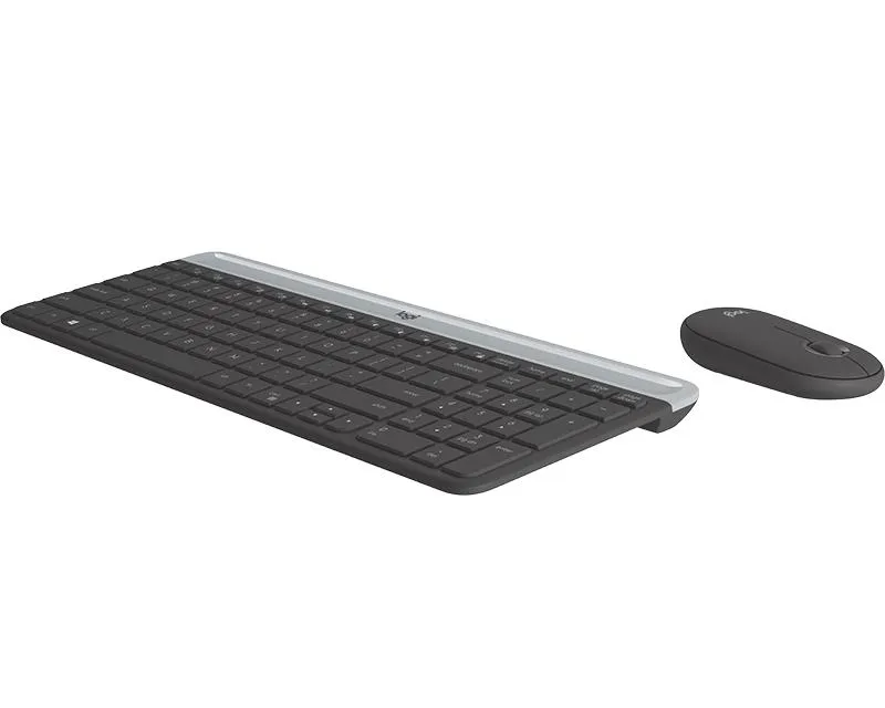 LOGITECH_ MK470 Wireless Desktop US Graphite tastatura + miš  Slika 2