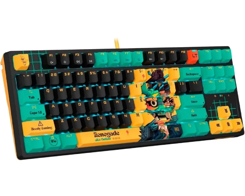 A4 TECH AT87 Bloody Alpha Gaming Renegade USB US tastatura Slika 4