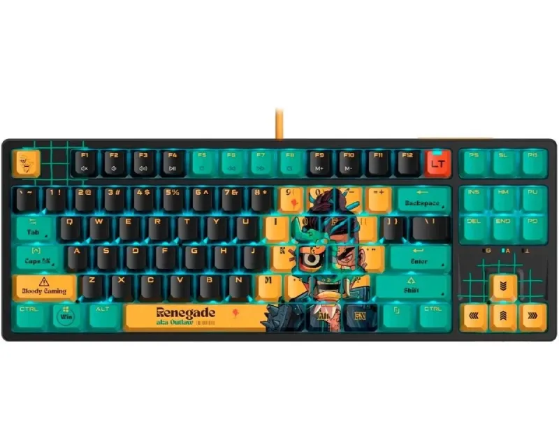 A4 TECH AT87 Bloody Alpha Gaming Renegade USB US tastatura Slika 1