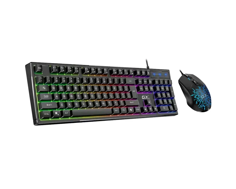 GENIUS Scorpion KM-GX3 Gaming RGB USB US crna tastatura + miš Slika 1