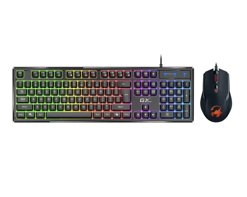 GENIUS Scorpion KM-GX6 Gaming RGB USB US crna tastatura + miš Slika 2