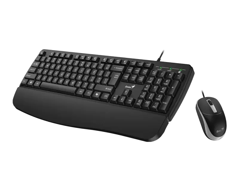 GENIUS KM-123 USB YU crna tastatura+ USB crni miš  Slika 3