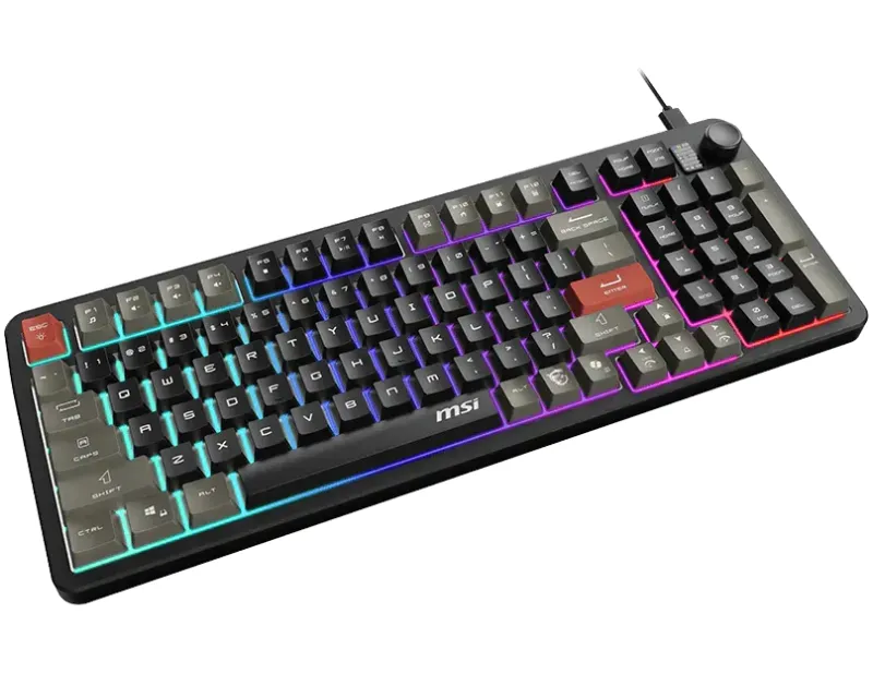 MSI FORGE GK110 US RGB crna tastatura  Slika 2