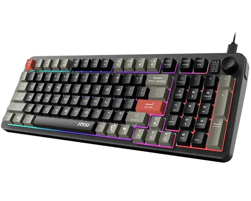 MSI FORGE GK110 US RGB crna tastatura  Slika 3