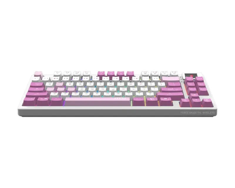 MSI FORGE GK600 TKL W VIOLET US wireless tastatura  Slika 3
